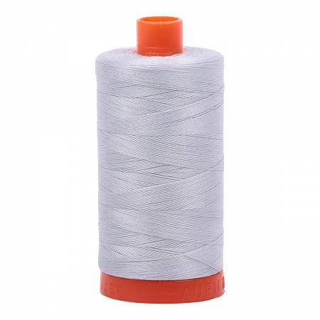 Aurifil Threads, Black and White Spools - 50wt - 1,422yd