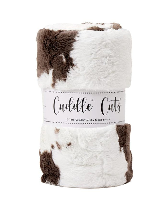 2 Yard Luxe Cuddle® Cut Calf Brownie || 58/60" Wide x 72" Long