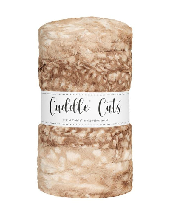 2 Yard Luxe Cuddle® Cut Fawn Cappuccino || 58/60" Wide x 72" Long