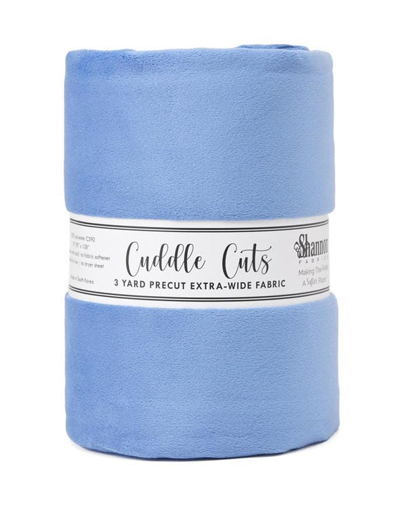 3 Yard Shannon Cuddle® Cut C390 Bluebell || 88/90" Wide x 108" Long