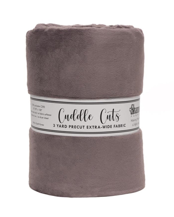 3 Yard Shannon Cuddle® Cut C390 Charcoal || 88/90" Wide x 108" Long