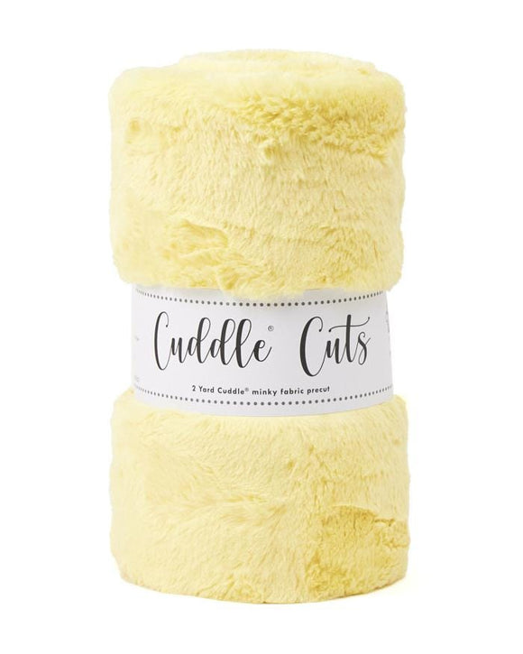 2 Yard Luxe Cuddle® Cut Hide Banana || 58/60" Wide x 72" Long