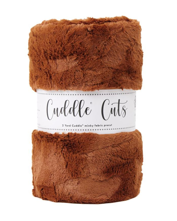 2 Yard Luxe Cuddle® Cut Hide Ginger || 58/60" Wide x 72" Long