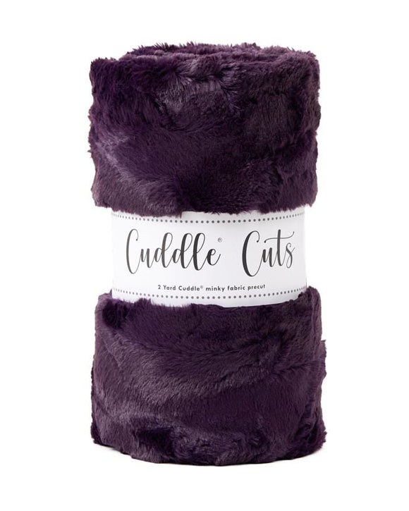 2 Yard Luxe Cuddle® Cut Hide Berry || 58/60" Wide x 72" Long