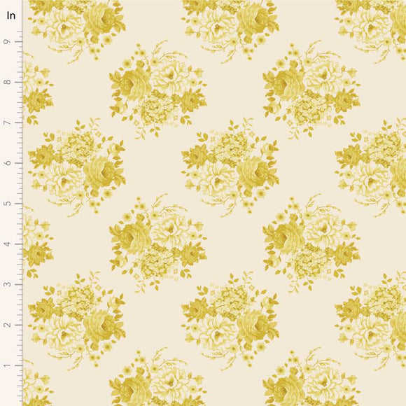 Mia Sour Yellow || Sunday Brunch - Grey/Yellow || Tilda Fabric