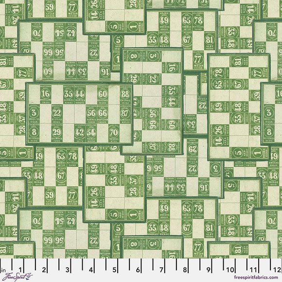 Green Numbers || Tim Holtz Palette - Green || Free Spirit