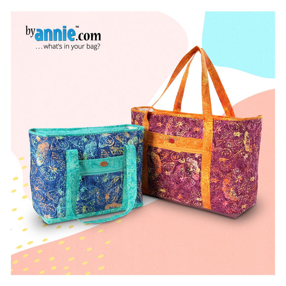 Two Big Totes || ByAnnie Bag Pattern with Add-On Video