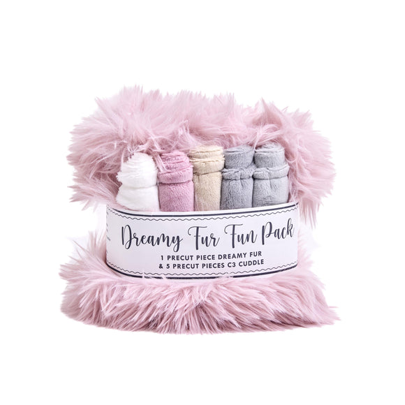 Dreamy Fur Fun Pack Rosewater || Shannon Fabrics Cuddle