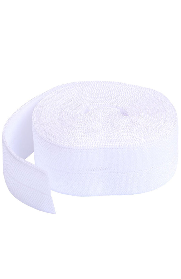 ByAnnie Fold-Over Elastic, 20mm Wide, 2 Yard Package || Neutrals