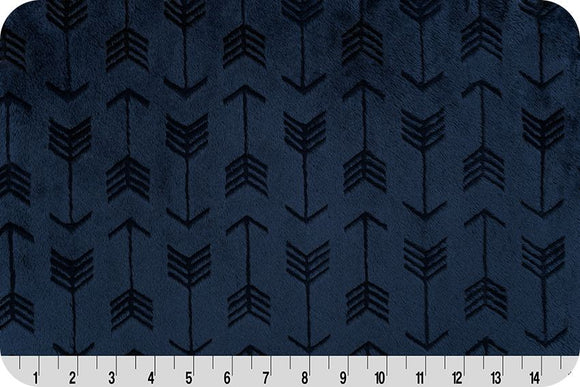 Shannon Solid Cuddle C3 - Navy - 1 Yard Cut