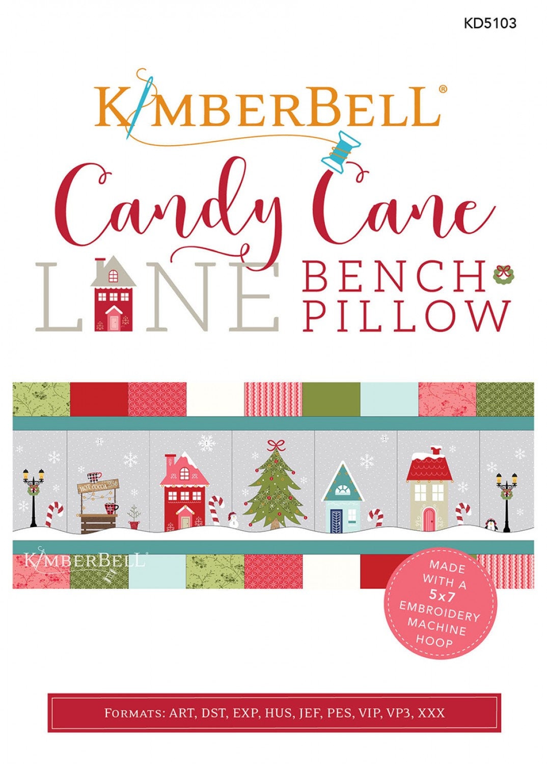 Kimberbell Candy Cane Lane Thread Collection