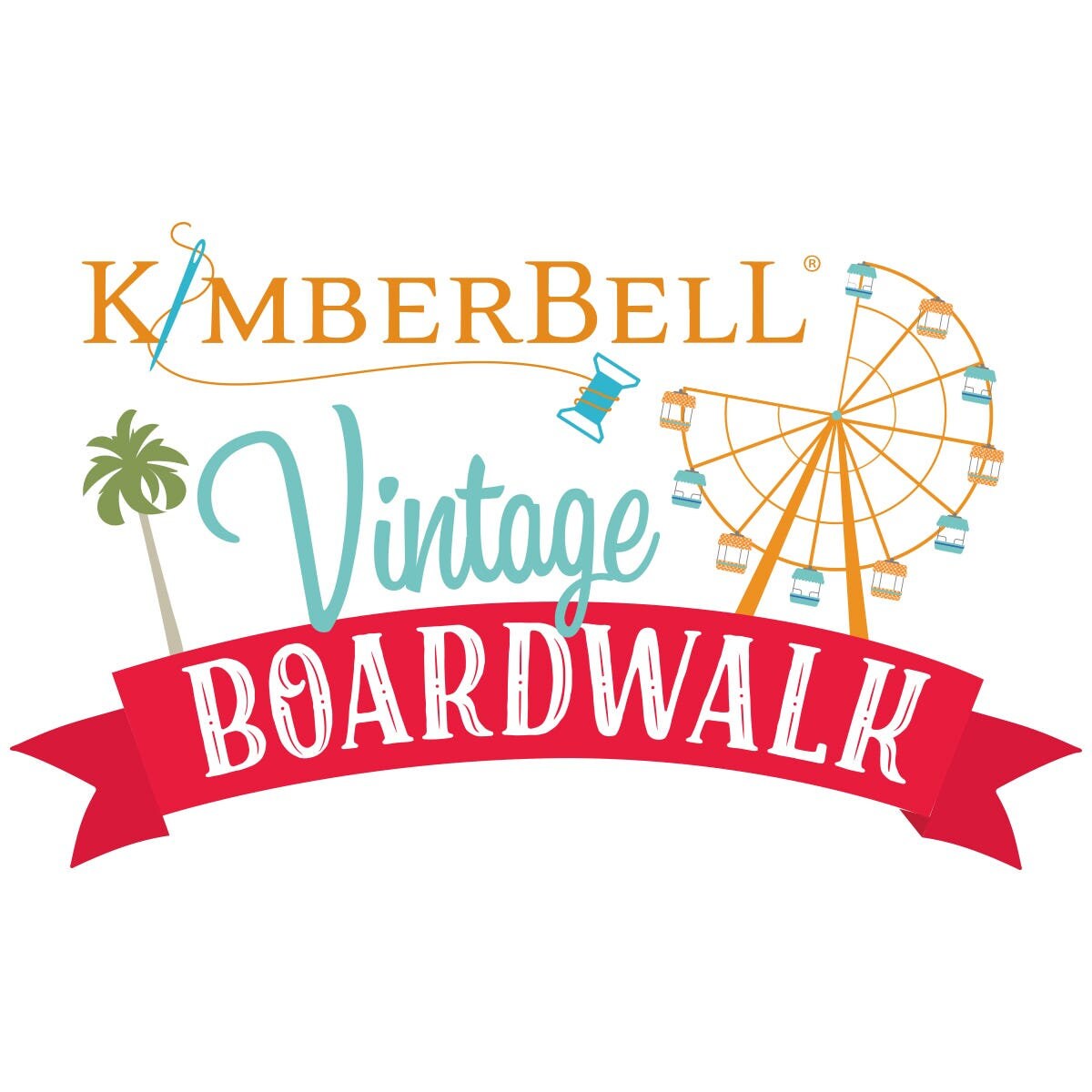 Kimberbell Kit - Vintage Boardwalk  || Embroidery || Glide || Wonder Clips