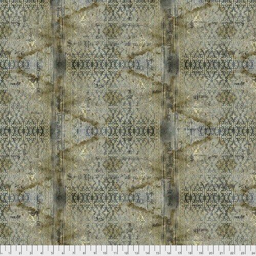 Tim Holtz || Stained Damask - Neutral || Abandonded || Eclectic Elements || Free Spirit  || Modern Fabric