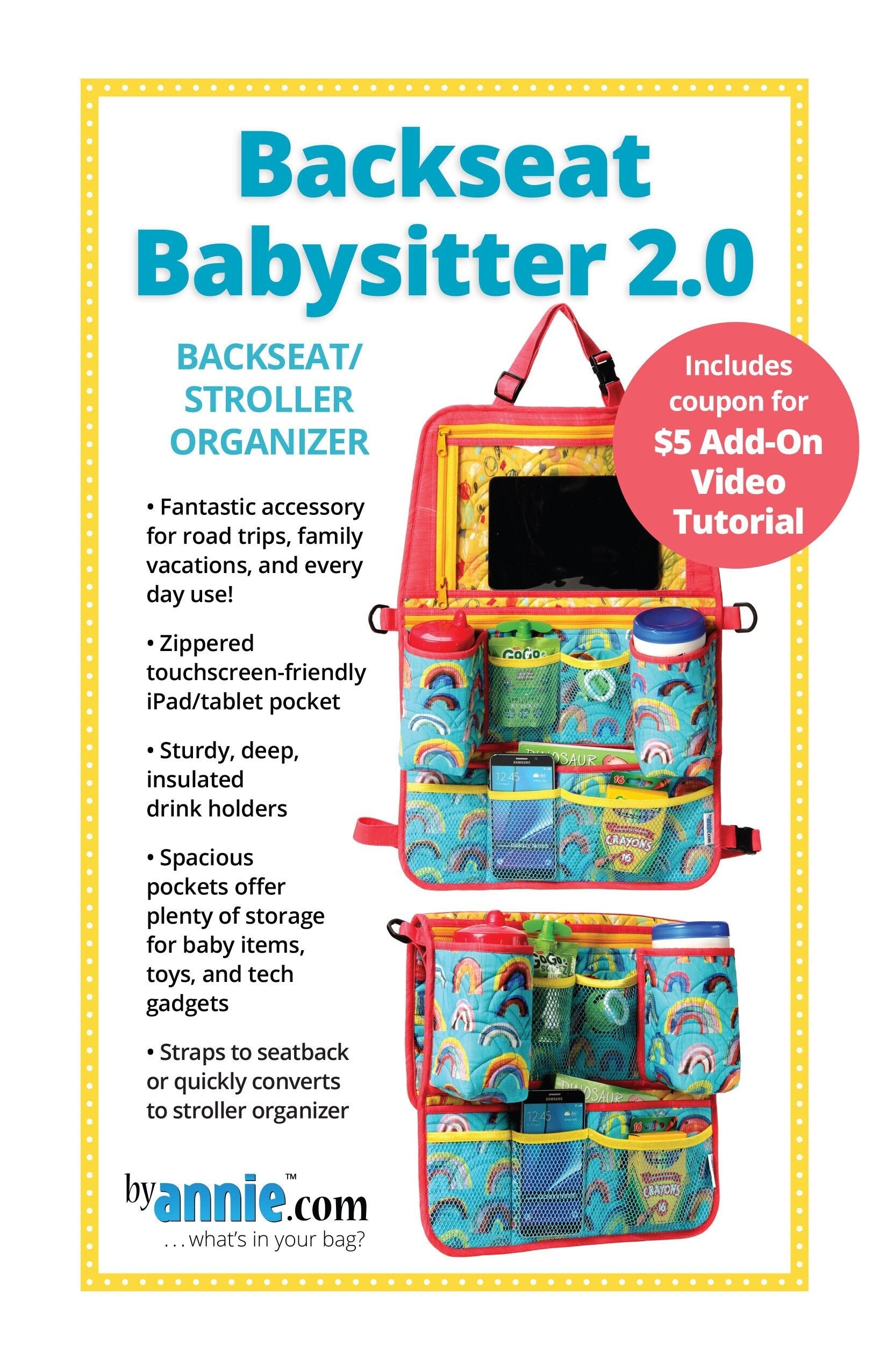 Backseat Babysitter || ByAnnie Pattern || Add-On Video || New || Baby Carrier