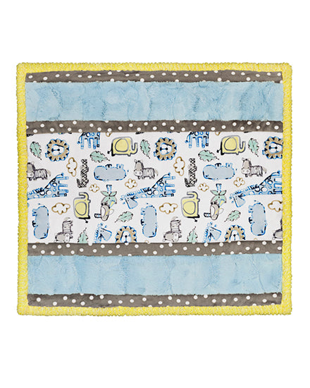 Cuddle® Kit - Wee One - Lion Around Blue || Minky Baby Blanket || Shower Gift