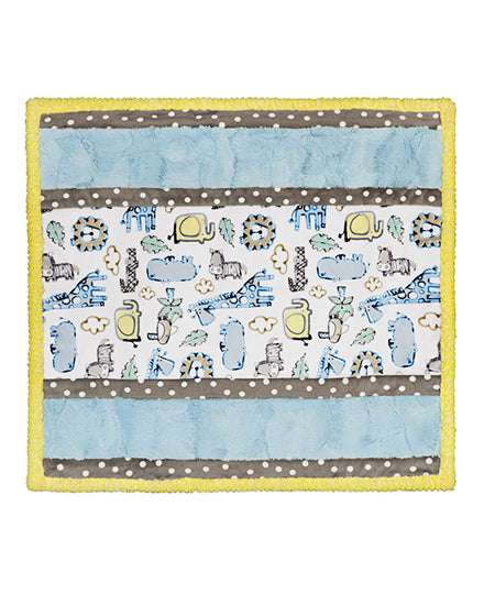 Cuddle® Kit - Wee One - Lion Around Blue || Minky Baby Blanket || Shower Gift