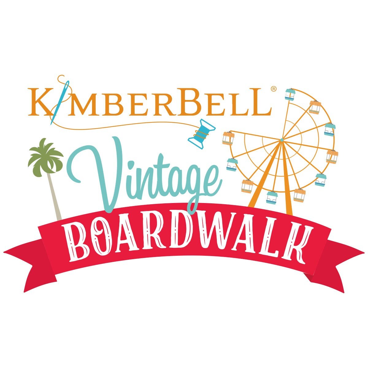 Kimberbell Kit - Vintage Boardwalk || Embroidery || Glide || Wonder Clips