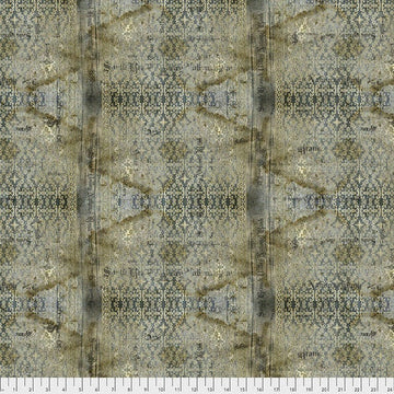Tim Holtz || Stained Damask - Neutral || Abandonded || Eclectic Elements || Free Spirit || Modern Fabric