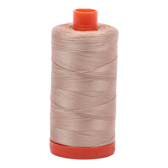Aurifil Threads, Beige Spools - 50wt - 1,422yd