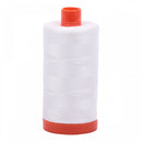 Aurifil Threads, Black and White Spools - 50wt - 1,422yd