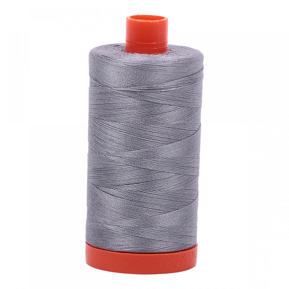 Aurifil Threads, Black and White Spools - 50wt - 1,422yd