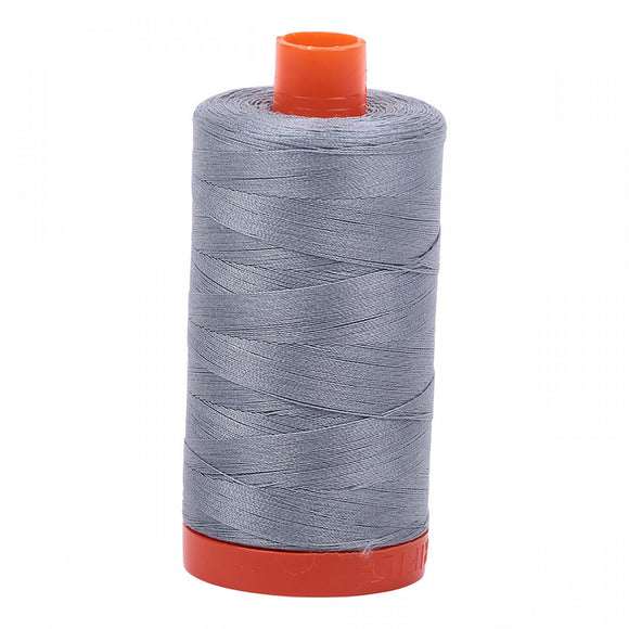 Aurifil Threads, Black and White Spools - 50wt - 1,422yd