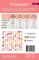 Triangular Quilt Pattern