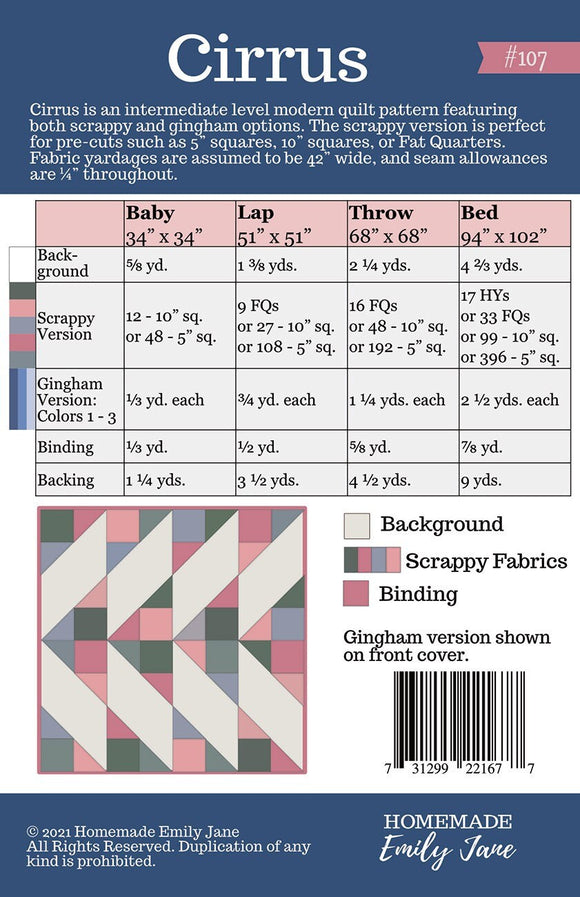 Cirrus || Quilt Pattern