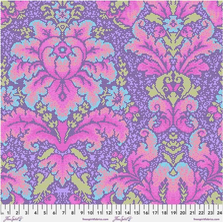 Tula Pink - Damask Dot - Violet || Parisville (DejaVu)