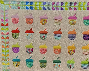Tula Pink Quilt Kit - Tiny Beasts - Nutty - Free Spirit Fabric - Fussy Cut