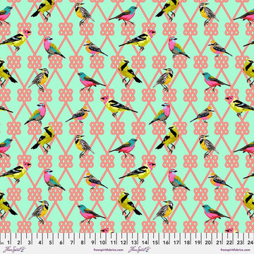 Tula Pink - Moon Garden - In a Finch - Dawn