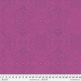 Tula Pink - Moon Garden - Lazy Stripe - Dusk