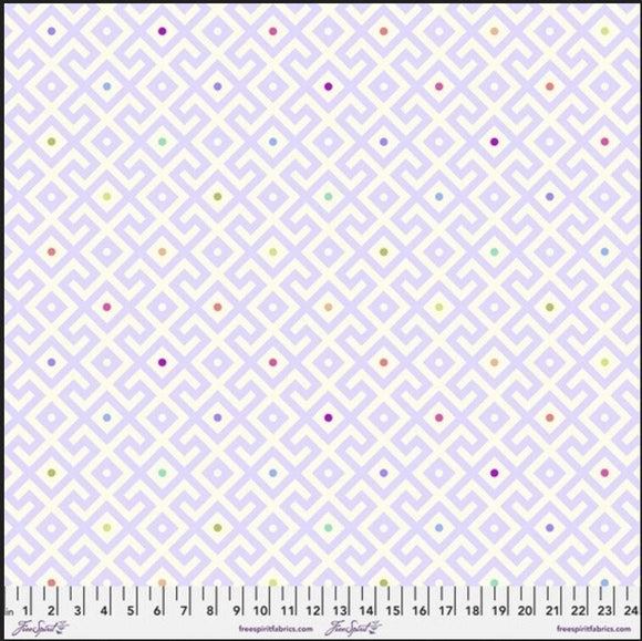 108" Mama Geo - Dusk || Moon Garden Tula Pink || Wide Back || Quilt Backing || Maze || Large Scale