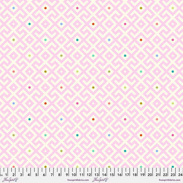 108" Mama Geo - Dawn || Moon Garden Tula Pink || Wide Back || Quilt Backing || Maze || Large Scale