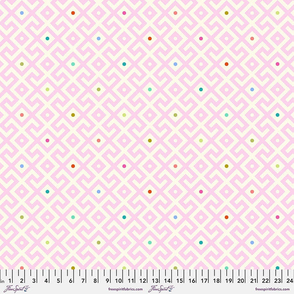 108" Mama Geo - Dawn || Moon Garden Tula Pink || Wide Back || Quilt Backing || Maze || Large Scale