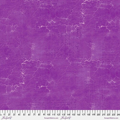 Tim Holtz || Cracked Shadow - Amethyst || Free Spirit || Modern Fabric