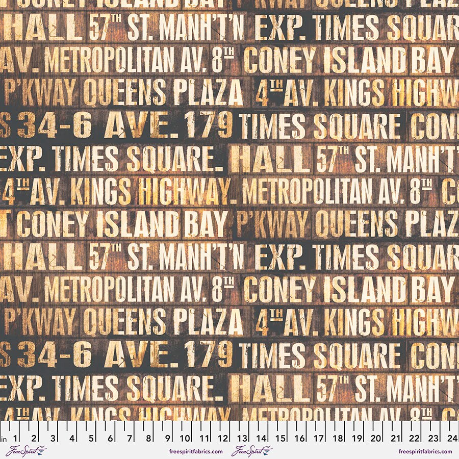Tim Holtz Canvas || Subway Signs - Neutral || Embark || Free Spirit || Modern Fabric