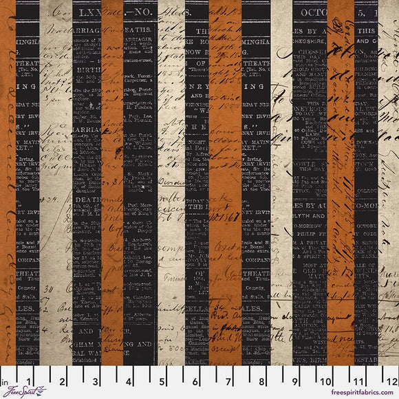 Tim Holtz Canvas || Haunted - Multi || Frightful || Free Spirit || Modern Fabric