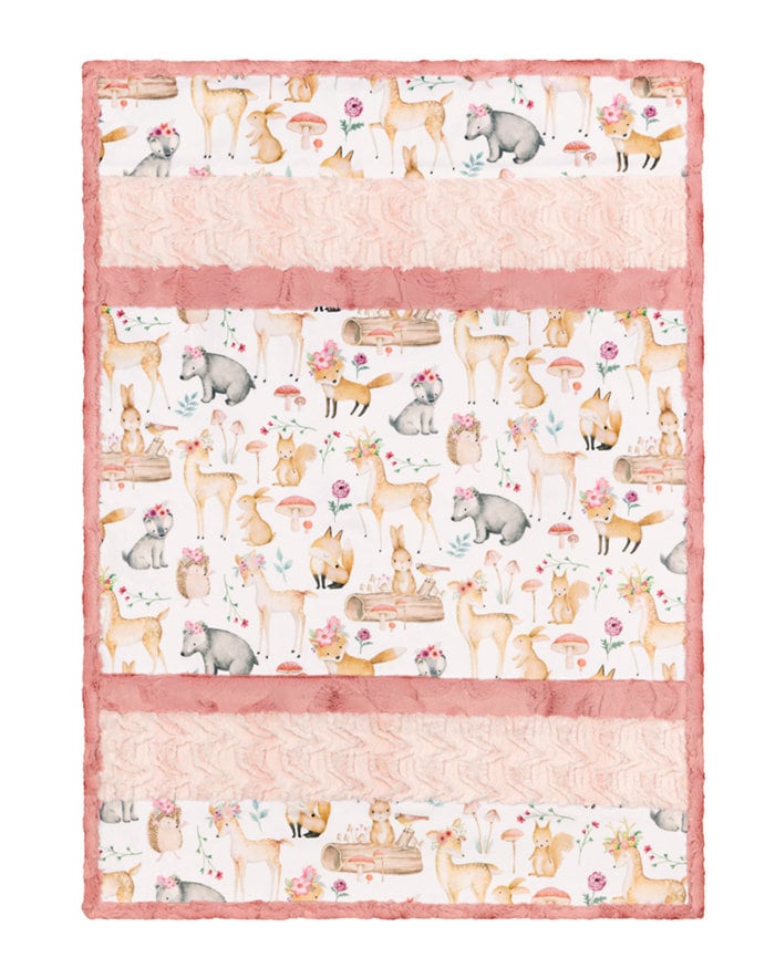 Cuddle® Kit - Lullaby Cuddle® Kit Critter Grove || Minky Baby Blanket || Shower Gift