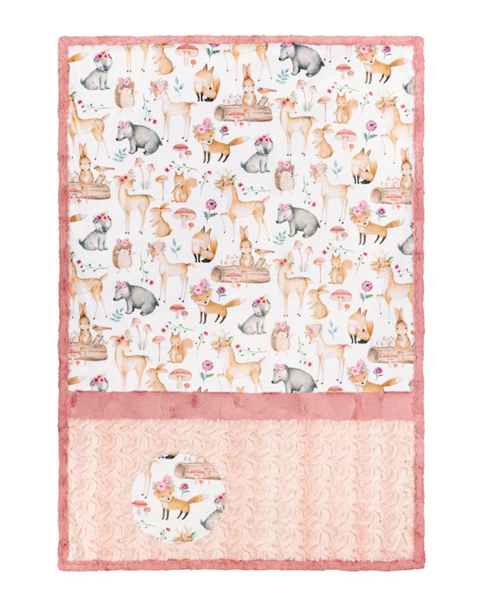 Cuddle® Kit - Lullaby Cuddle® Kit Critter Grove || Minky Baby Blanket || Shower Gift