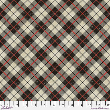 Tim Holtz Flannel || Holiday Plaid - Neutral || Wonderland || Free Spirit || Christmas Fabric