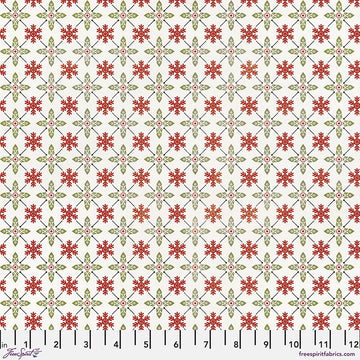 Tim Holtz Flannel || Foulard - Multi || Wonderland || Free Spirit || Christmas Fabric