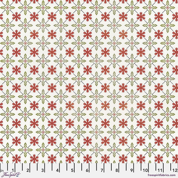 Tim Holtz Flannel || Foulard - Multi || Wonderland || Free Spirit || Christmas Fabric