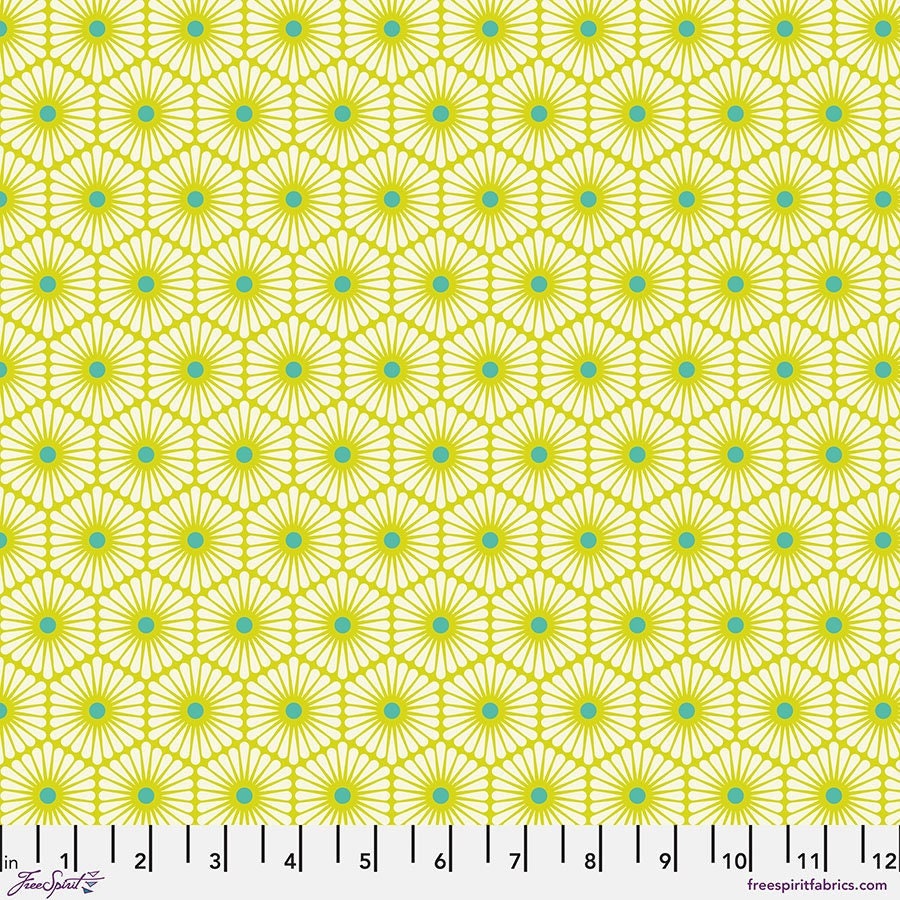 Tula Pink - Daisy Chain - Clover - Besties from Free Spirit Fabrics