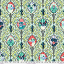 Tula Pink - Puppy Dog Eyes - Bluebell - Metalics Besties from Free Spirit Fabrics