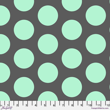 Tula Pink ROAR! || Dinosaur Eggs - Storm (2 1/4" wide "Eggs") || Quilting Cotton