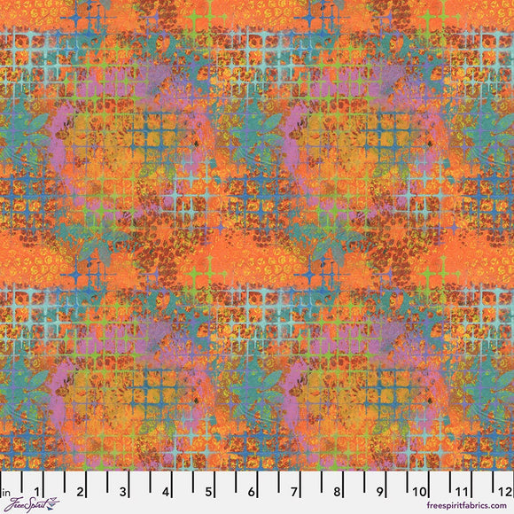 Crosshatch - Orange || Butterfly Fields || Free Spirit