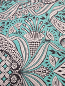 Tula Pink ROAR! || Gift Rapt - Mint || Quilting Cotton