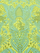 Tula Pink ROAR! || Gift Rapt - Lime || Quilting Cotton