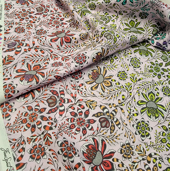 Tula Pink ROAR! || Wild Vine - Blush || ROAR! || Quilting Cotton